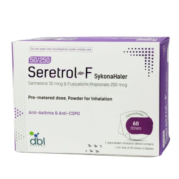 SERETROL-F 50/250 MCG